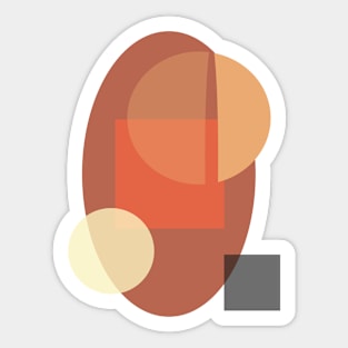 Abstract composition Sticker